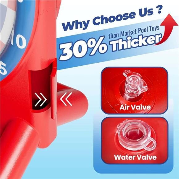 Swimming Pool Wave Kids Fun Pool Toys, Inflatable Dart Board Water Games‎ - Picture 3 of 6